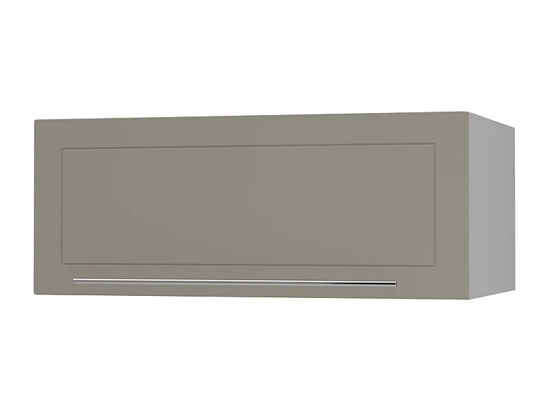 KLAPPHÄNGESCHRANK Kvantum W6B/90 Beige Matt / Grau Matt 90 / 59 / 36cm