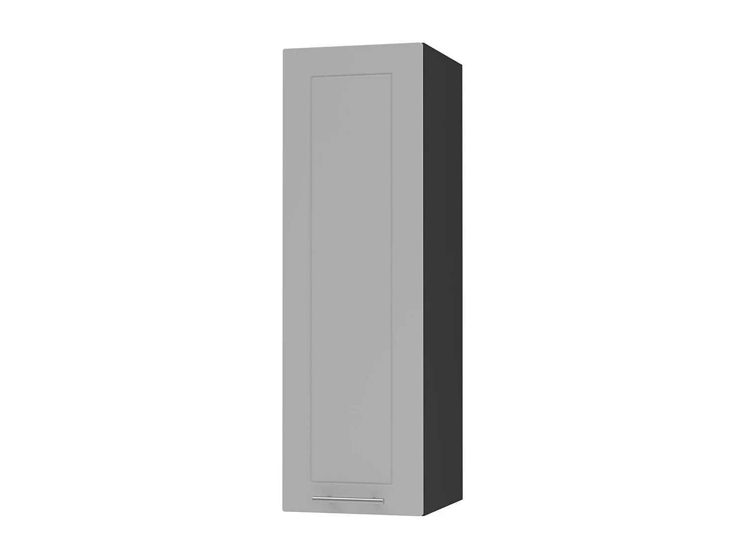 KÜCHENHÄNGESCHRANK Kvantum W4/20 Dust Grey Matt / Schwarz Matt 20 / 32,5 / 96cm