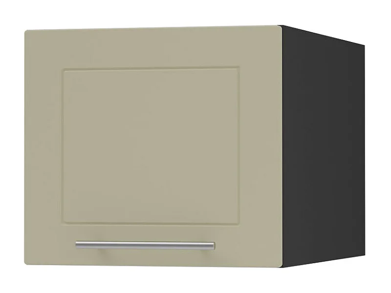 KLAPPHÄNGESCHRANK Kvantum W6B/45 Vanille Matt / Schwarz Matt 45 / 59 / 36cm