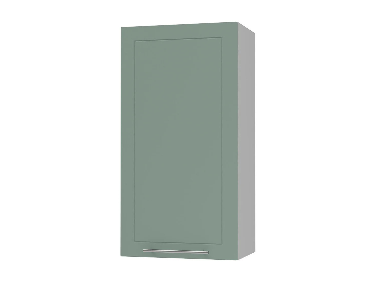 KÜCHENHÄNGESCHRANK Kvantum W4/60/1 Mint Matt / Grau Matt 60 / 32,5 / 96cm