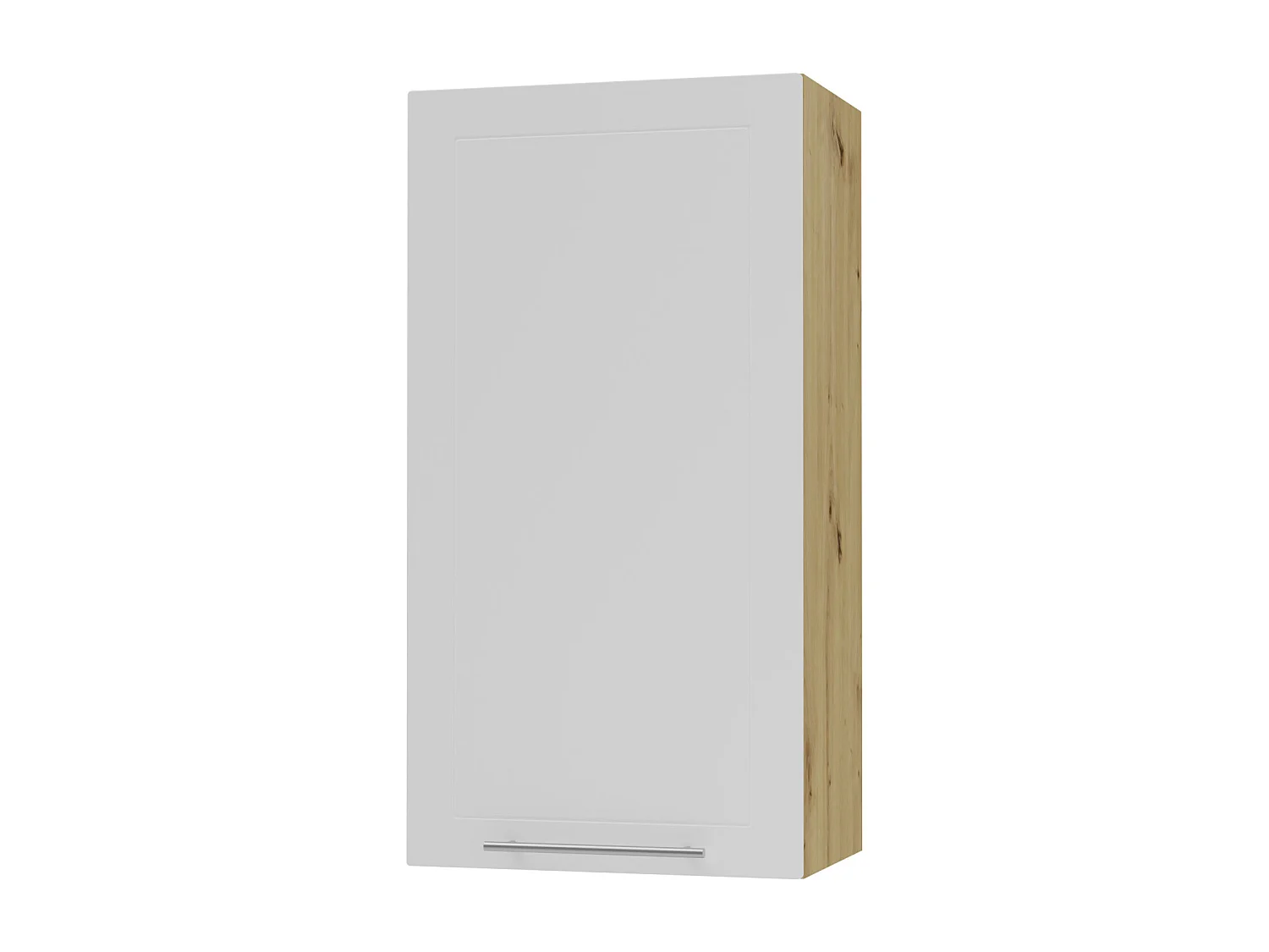 KÜCHENHÄNGESCHRANK Kvantum W4/60/1 Weiß Matt / Eiche Artisan Matt 60 / 32,5 / 96cm