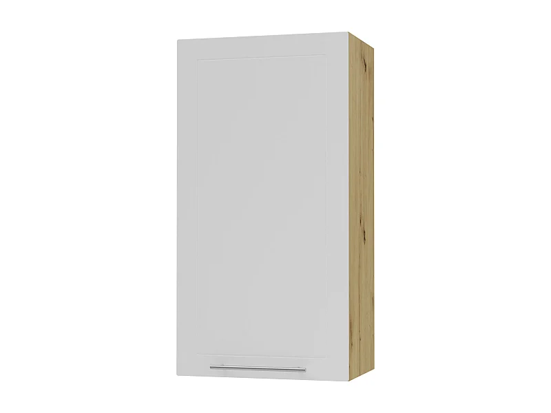 KÜCHENHÄNGESCHRANK Kvantum W4/60/1 Weiß Matt / Eiche Artisan Matt 60 / 32,5 / 96cm