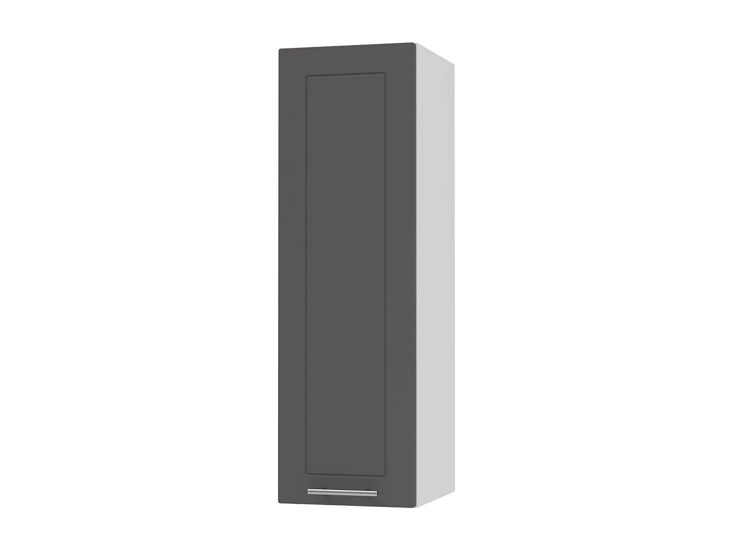 KÜCHENHÄNGESCHRANK Kvantum W4/20 Graphit Matt / Weiß Matt 20 / 32,5 / 96cm