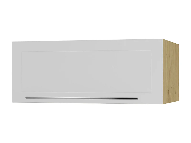 KLAPPHÄNGESCHRANK Kvantum W6B/90 Weiß Matt / Eiche Artisan Matt 90 / 59 / 36cm