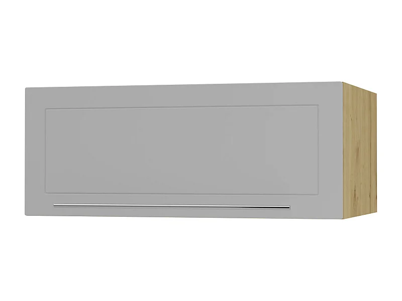 KLAPPHÄNGESCHRANK Kvantum W6B/90 Dust Grey Matt / Eiche Artisan Matt 90 / 59 / 36cm