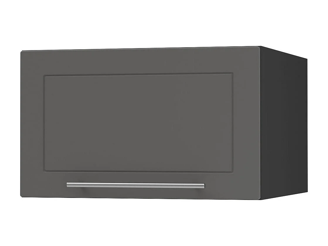 KLAPPHÄNGESCHRANK Kvantum W6B/50 Graphit Matt / Schwarz Matt 50 / 59 / 36cm