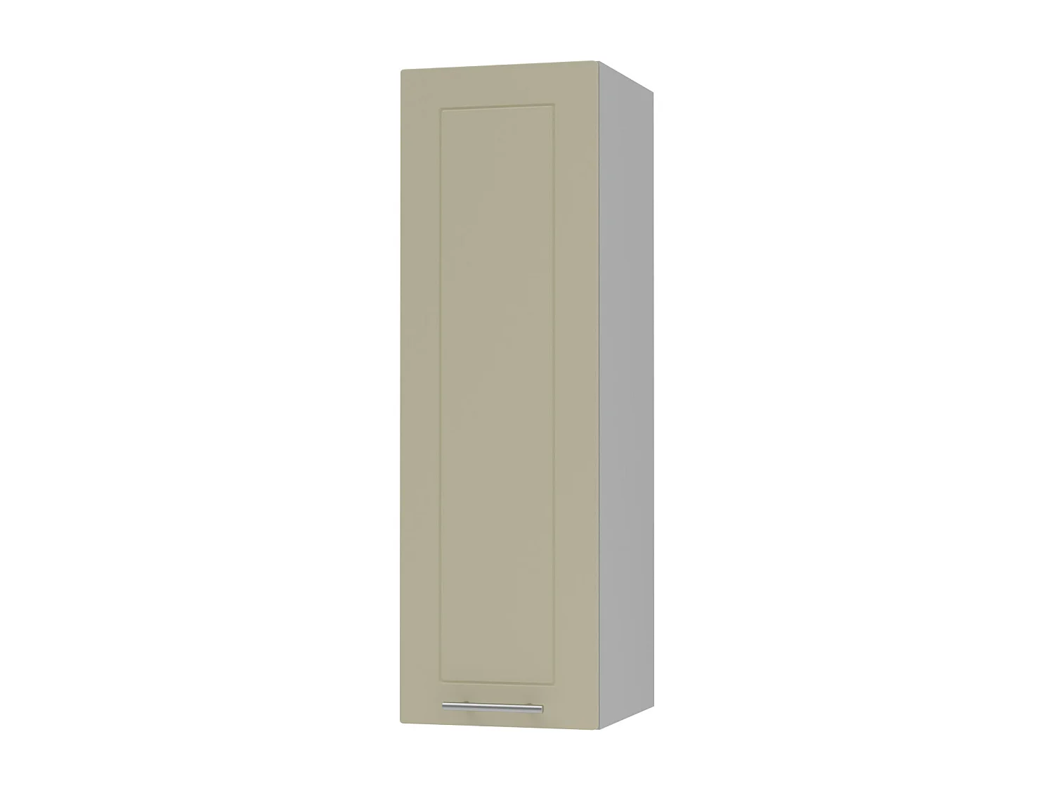 KÜCHENHÄNGESCHRANK Kvantum W4/20 Weiß Matt / Grau Matt 20 / 32,5 / 96cm
