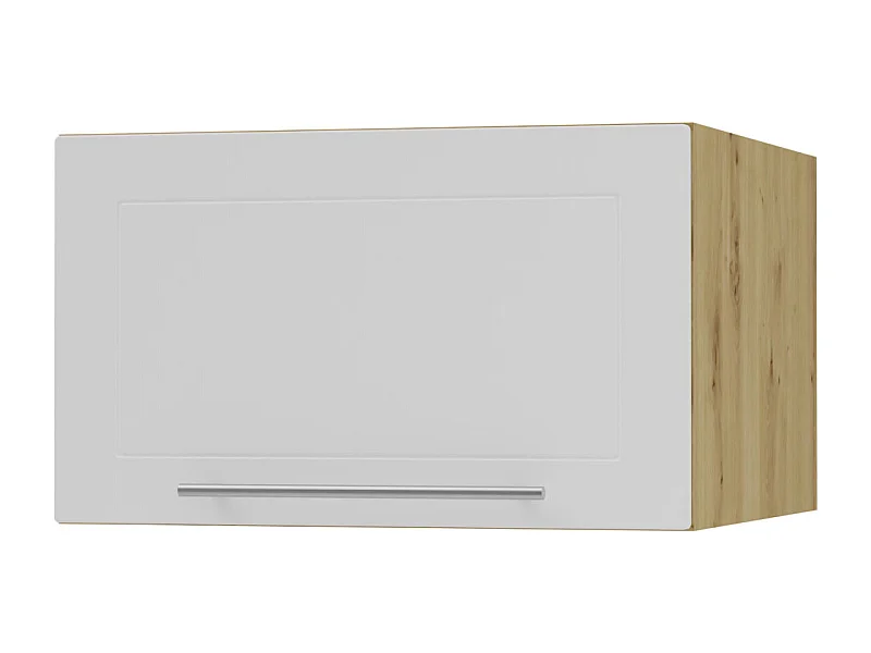 KLAPPHÄNGESCHRANK Kvantum W6B/50 Weiß Matt / Eiche Artisan Matt 50 / 59 / 36cm