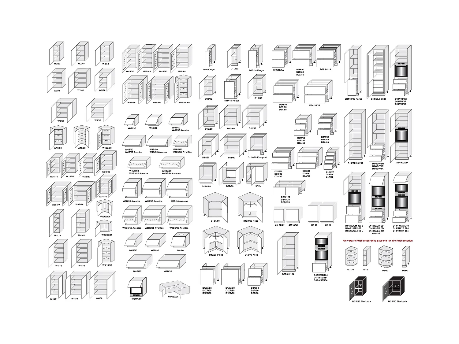 BACKOFENUMBAUSCHRANK Salo D14/RU/2A-284 Indigo Matt / Weiß 60 / 59 / 207 cm