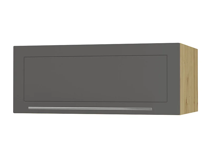 KLAPPHÄNGESCHRANK Kvantum W6B/90 Graphit Matt / Eiche Artisan Matt 90 / 59 / 36cm