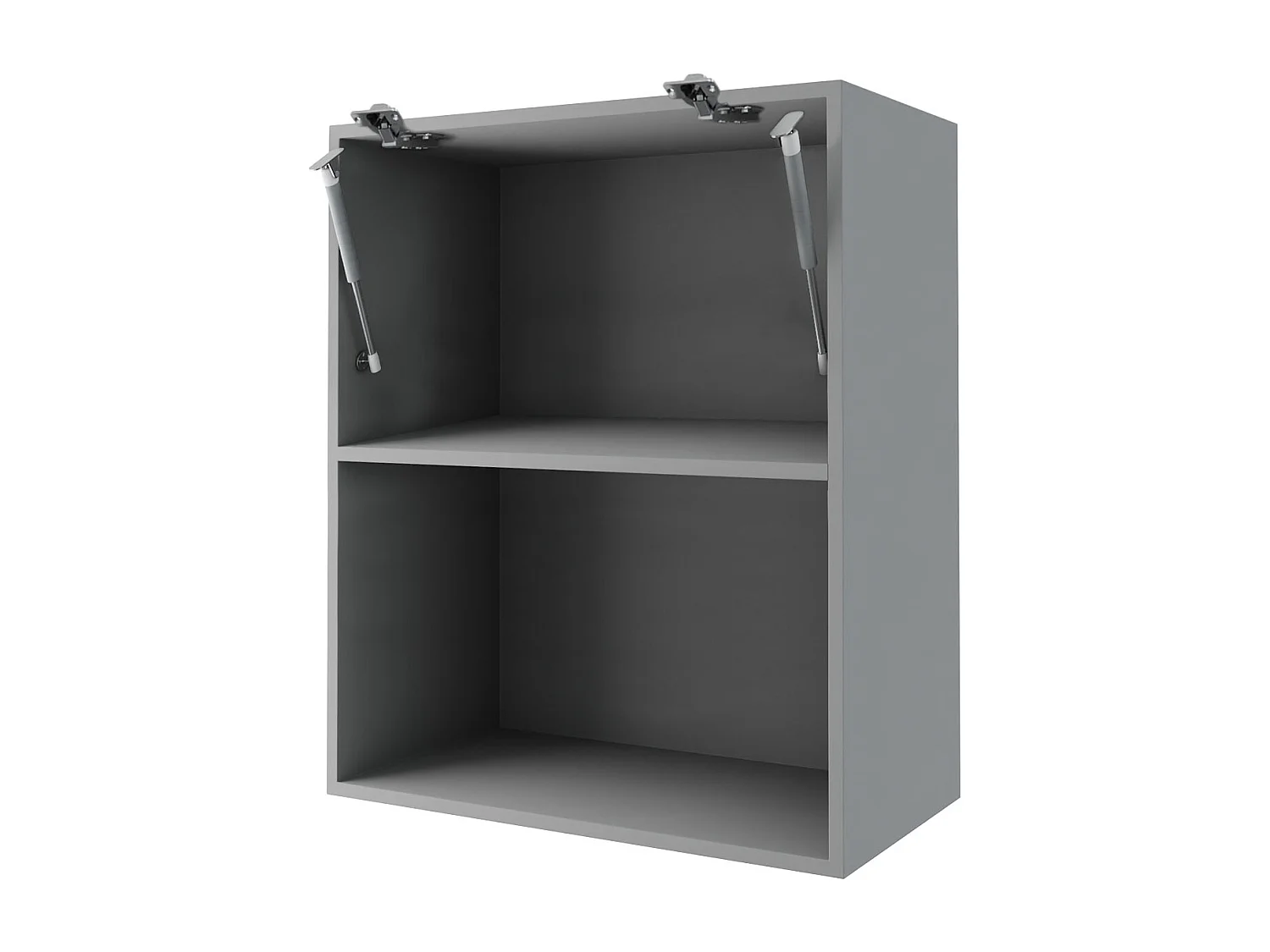 MIKROWELLENUMBAUSCHRANK Kvantum W2MK/60 Mint Matt / Grau Matt 60 / 32,5 / 72cm