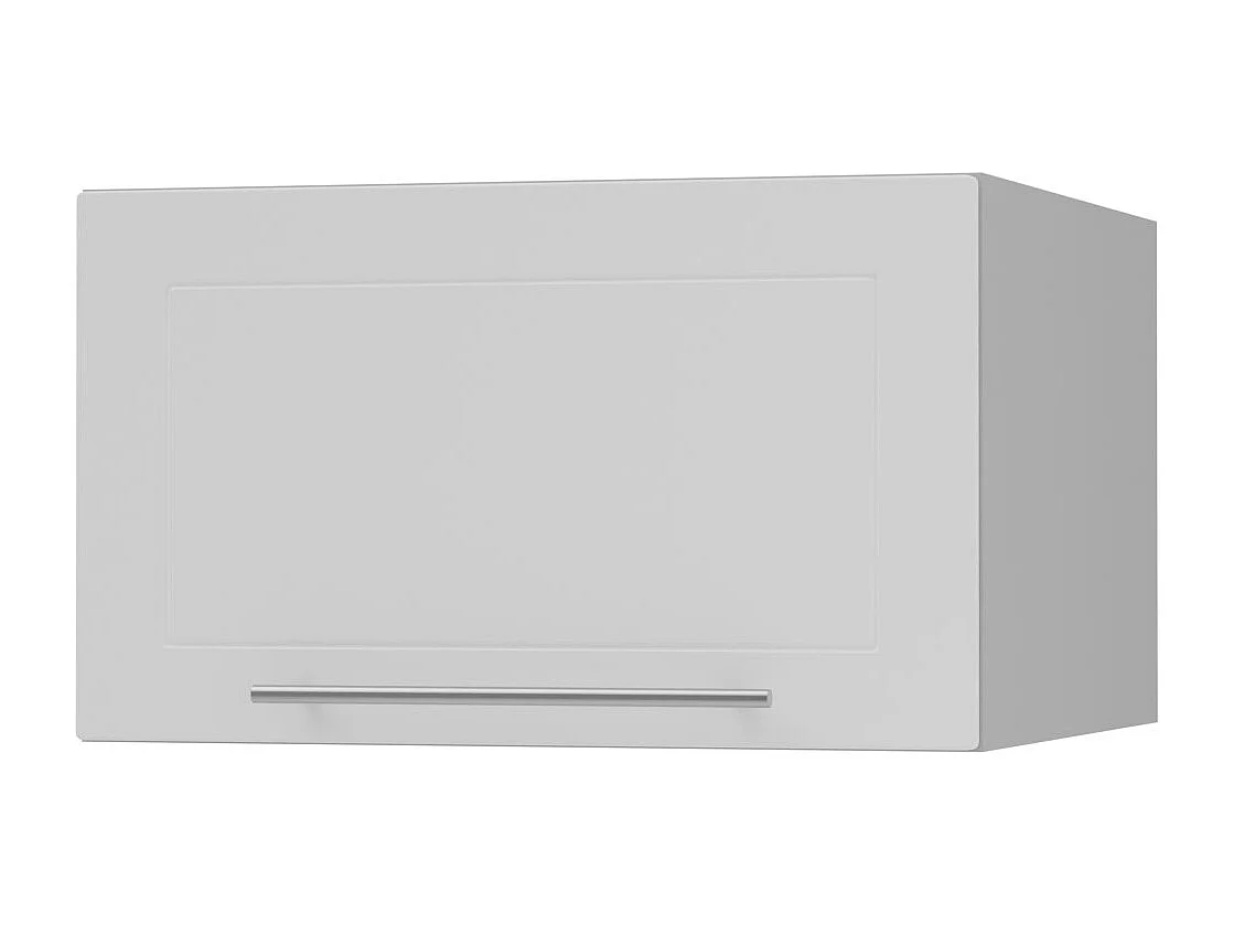 KLAPPHÄNGESCHRANK Kvantum W6B/50 Weiß Matt / Grau Matt 50 / 59 / 36cm