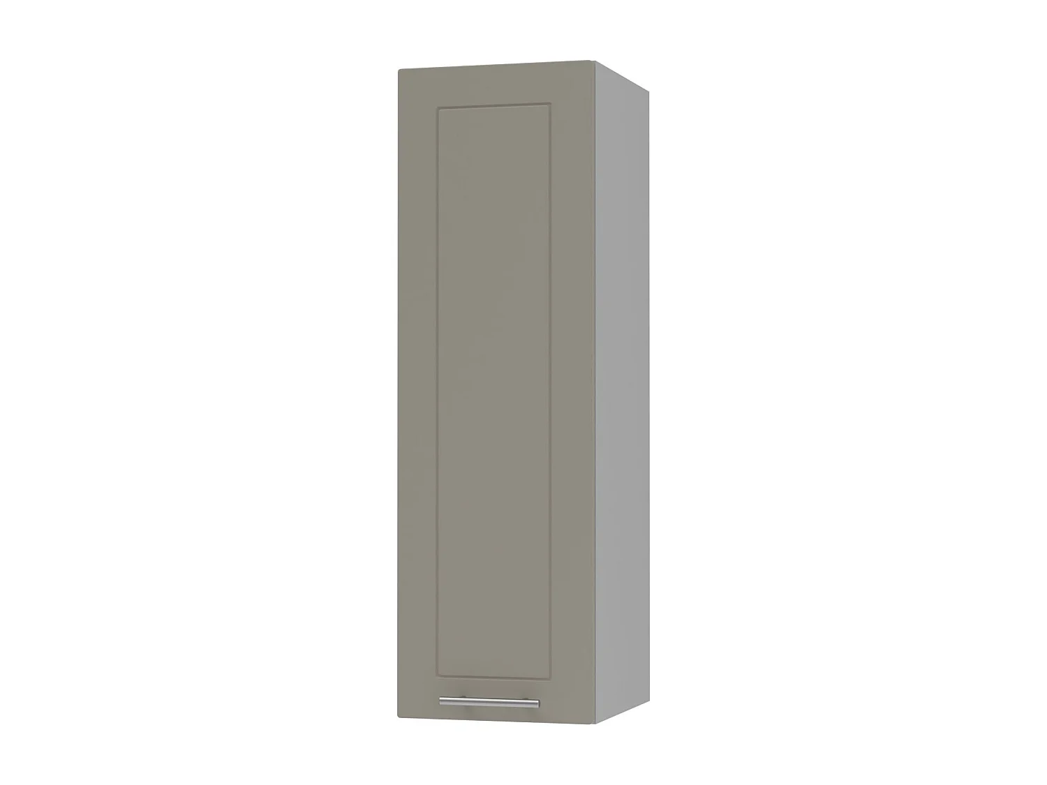 KÜCHENHÄNGESCHRANK Kvantum W4/20 Beige Matt / Grau Matt 20 / 32,5 / 96cm