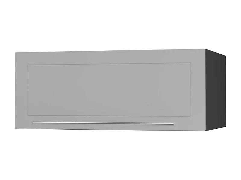 KLAPPHÄNGESCHRANK Kvantum W6B/90 Dust Grey Matt / Schwarz Matt 90 / 59 / 36cm