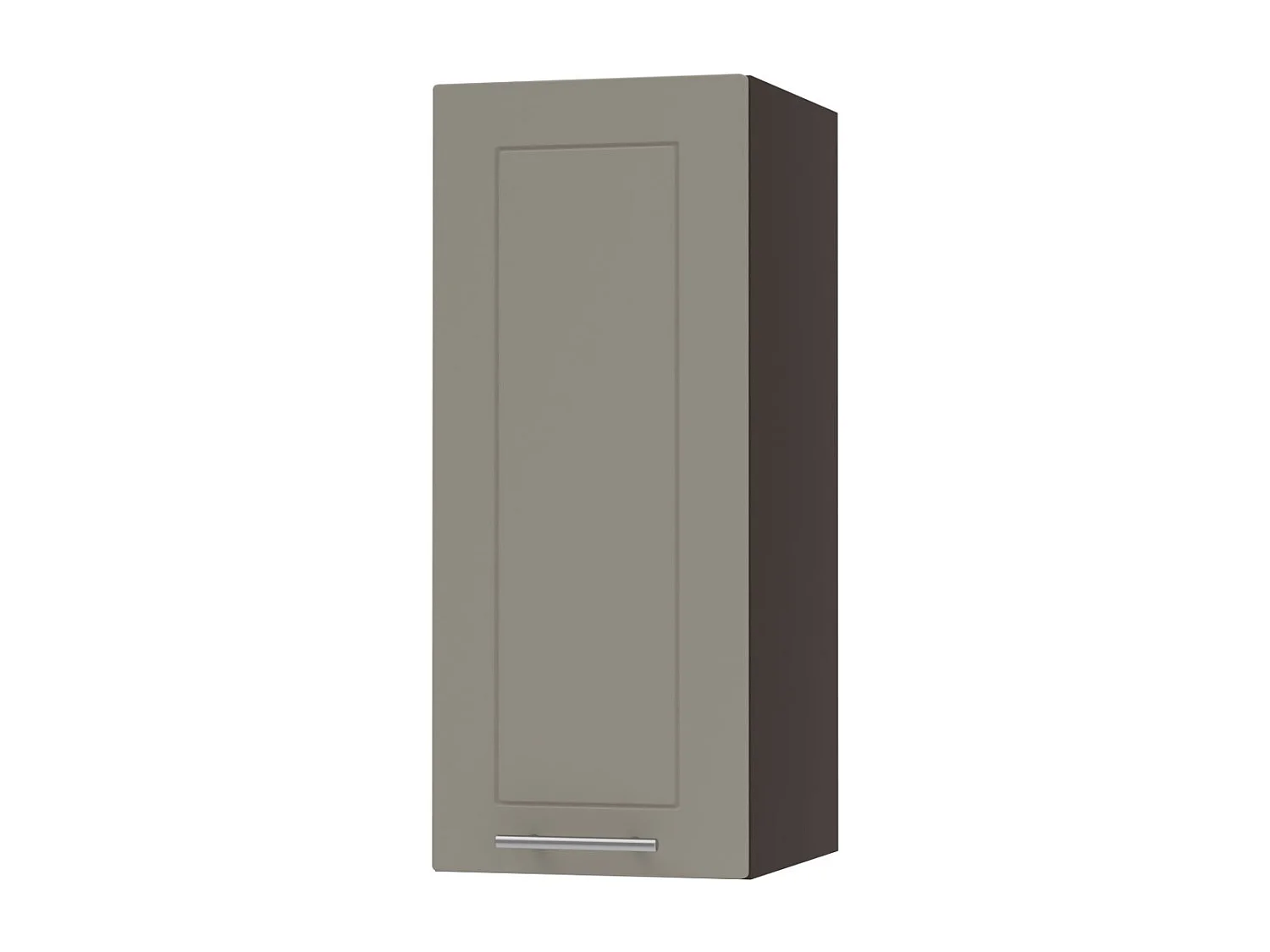 KÜCHENHÄNGESCHRANK Kvantum W2/20 Beige Matt / Schwarz Matt 20 / 32,5 / 72cm