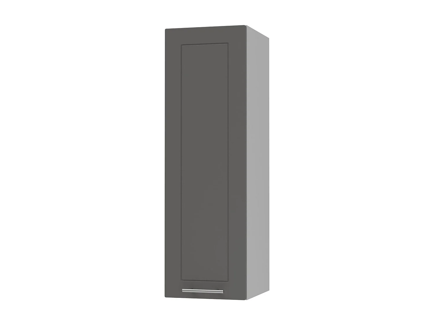 KÜCHENHÄNGESCHRANK Kvantum W4/20 Graphit Matt / Grau Matt 20 / 32,5 / 96cm