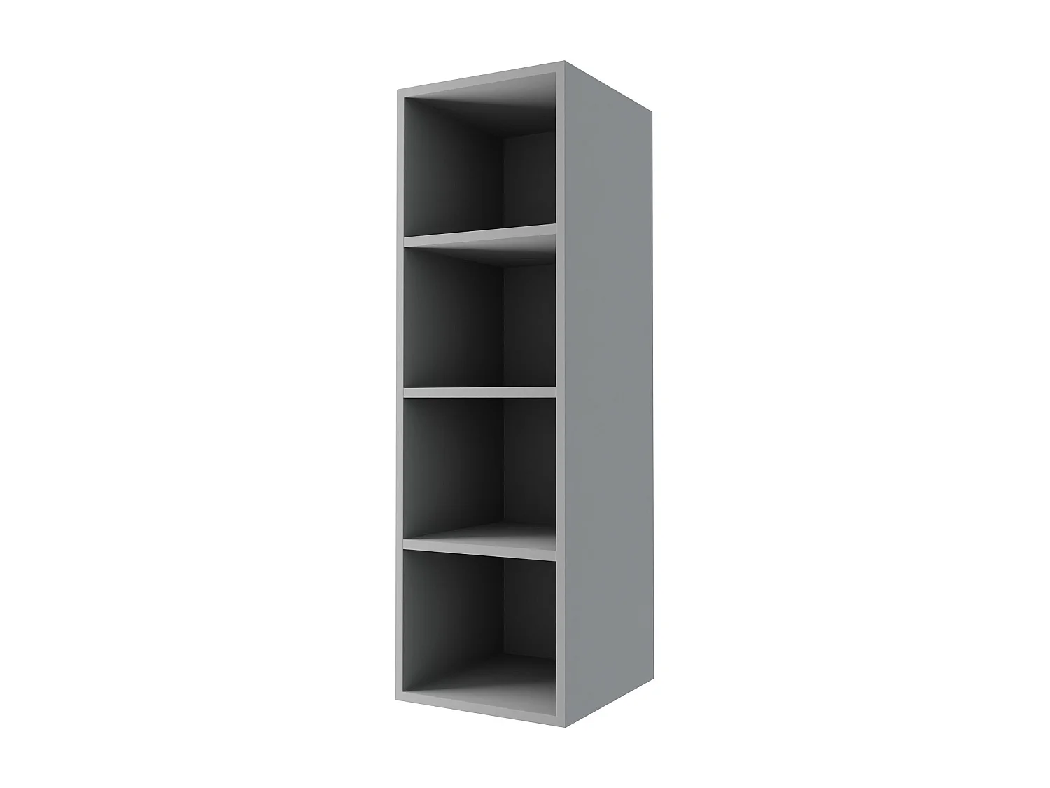 KÜCHENHÄNGESCHRANK Kvantum W4/20 Graphit Matt / Grau Matt 20 / 32,5 / 96cm