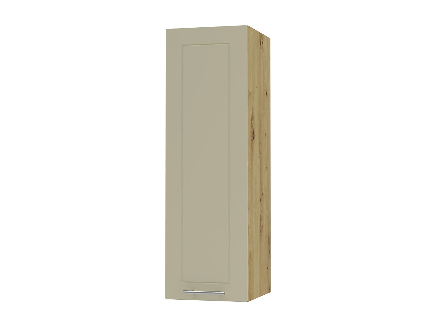 KÜCHENHÄNGESCHRANK Kvantum W4/20 Weiß Matt / Eiche Artisan Matt 20 / 32,5 / 96cm