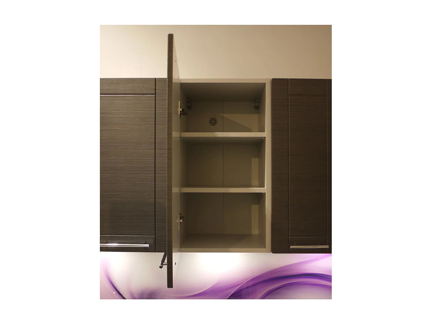 KÜCHENHÄNGESCHRANK Salo W2/30 Kaschmir Matt / Weiß 30 / 32,5 / 72cm