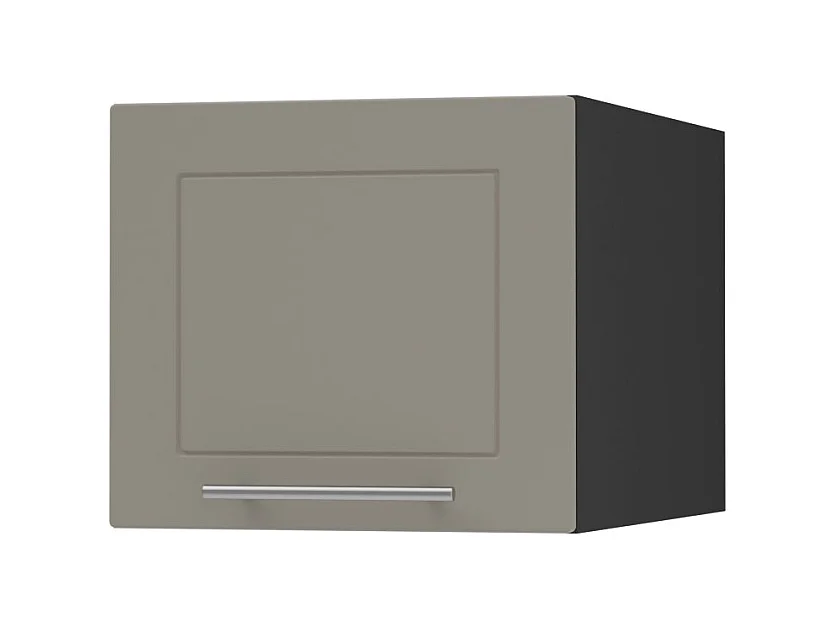 KLAPPHÄNGESCHRANK Kvantum W6B/45 Beige Matt / Schwarz Matt 45 / 59 / 36cm