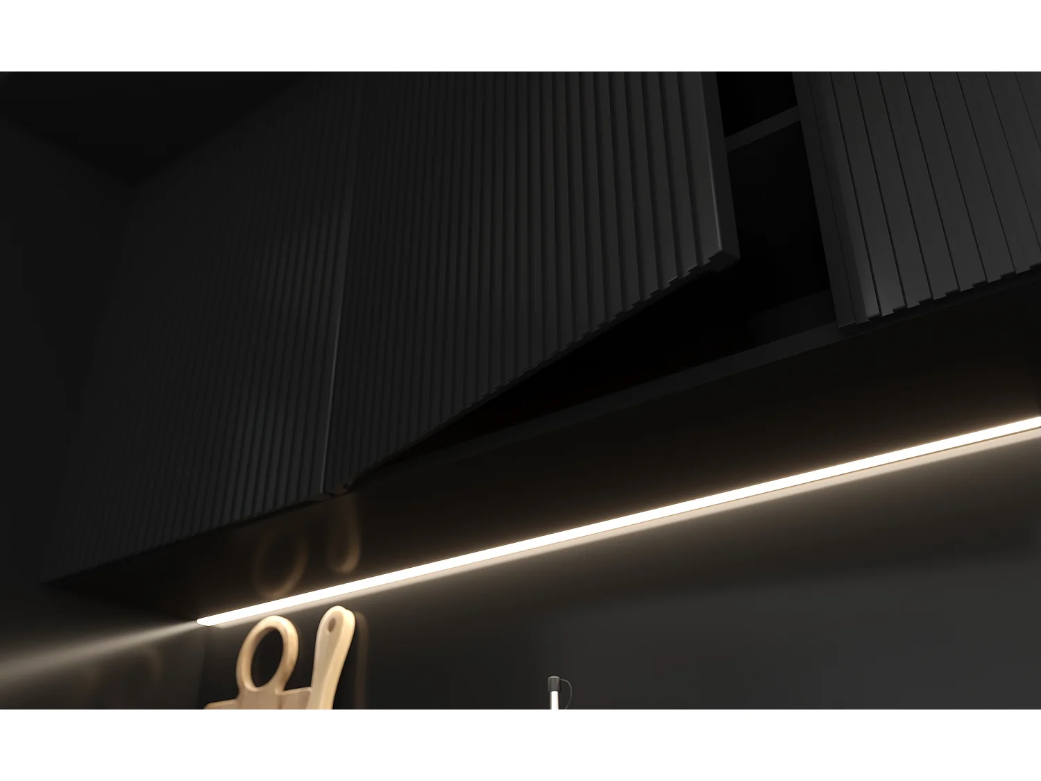 HÄNGESCHRANK Lamello W2/40 Schwarz Matt / Lava 40 / 32,5 / 72cm