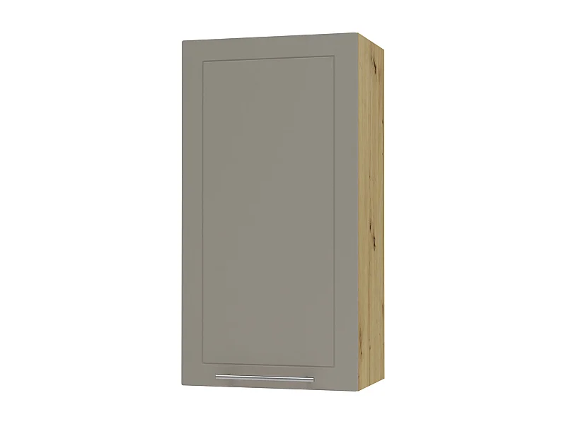 KÜCHENHÄNGESCHRANK Kvantum W4/60/1 Beige Matt / Eiche Artisan Matt 60 / 32,5 / 96cm