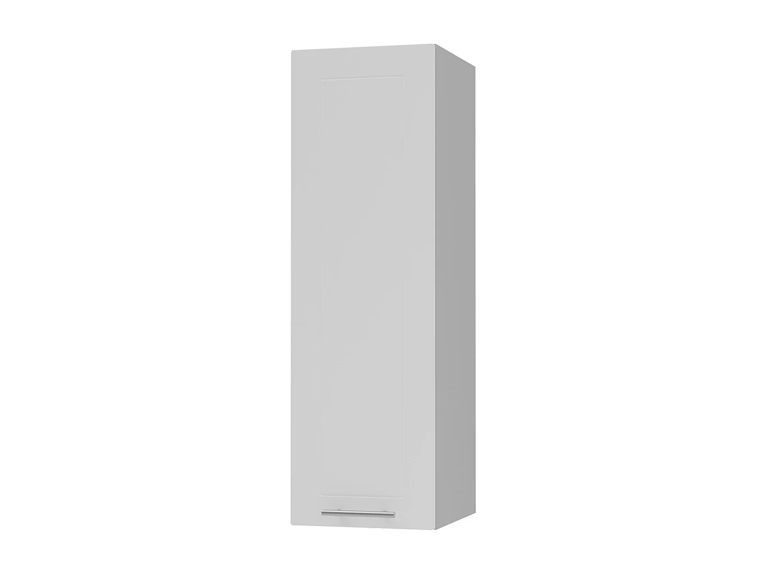 KÜCHENHÄNGESCHRANK Kvantum W4/20 Weiß Matt / Grau Matt 20 / 32,5 / 96cm