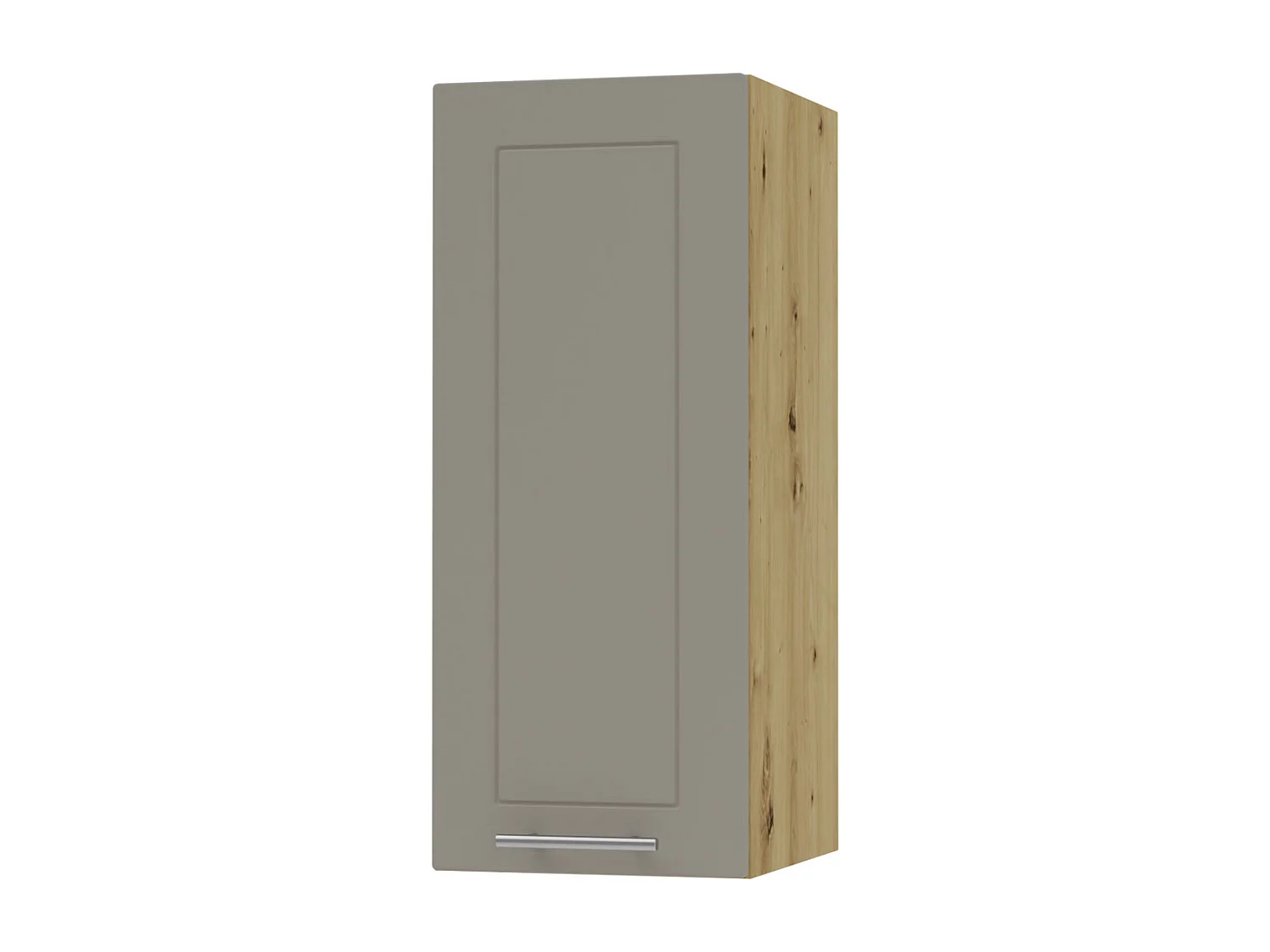 KÜCHENHÄNGESCHRANK Kvantum W2/20 Beige Matt / Eiche Artisan Matt 20 / 32,5 / 72cm