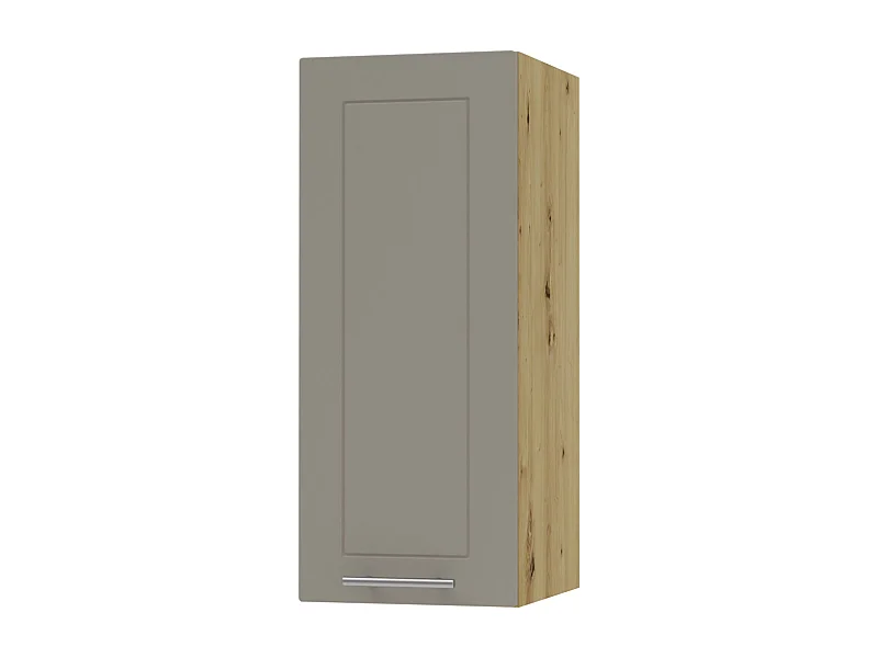 KÜCHENHÄNGESCHRANK Kvantum W2/20 Beige Matt / Eiche Artisan Matt 20 / 32,5 / 72cm