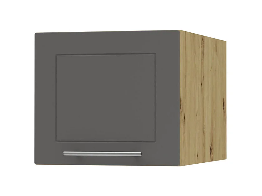 KLAPPHÄNGESCHRANK Kvantum W6B/45 Graphit Matt / Eiche Artisan Matt 45 / 59 / 36cm