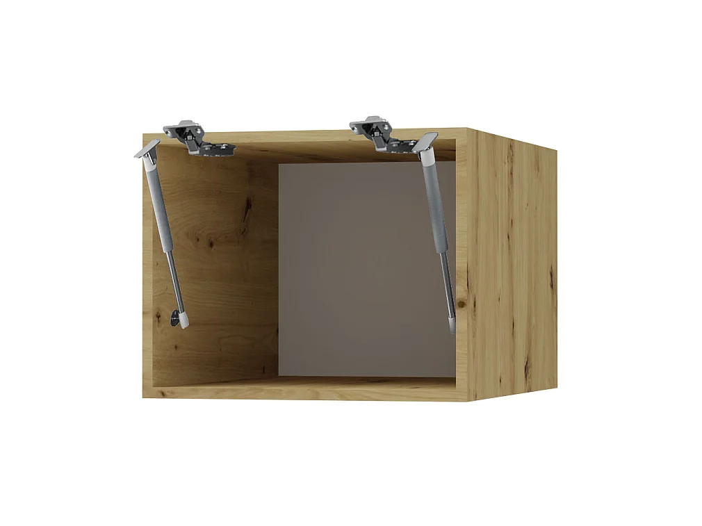 KLAPPHÄNGESCHRANK Kvantum W6B/45 Graphit Matt / Eiche Artisan Matt 45 / 59 / 36cm