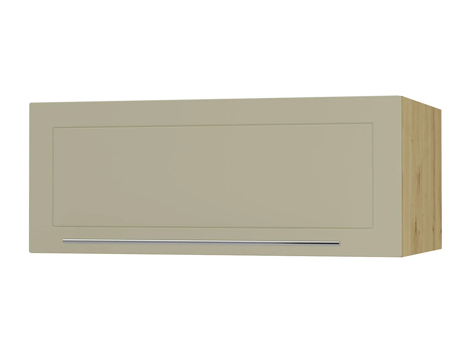 KLAPPHÄNGESCHRANK Kvantum W6B/90 Vanille Matt / Eiche Artisan Matt 90 / 59 / 36cm