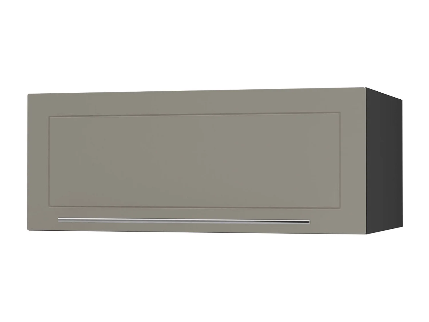 KLAPPHÄNGESCHRANK Kvantum W6B/90 Beige Matt / Schwarz Matt 90 / 59 / 36cm