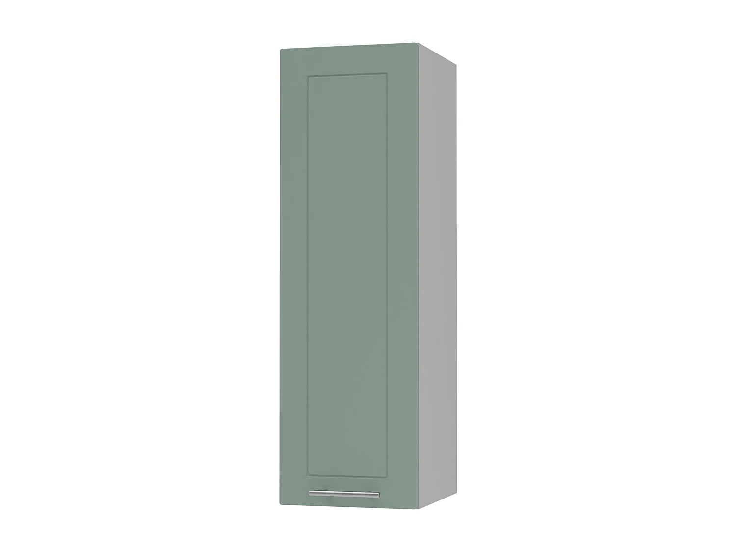 KÜCHENHÄNGESCHRANK Kvantum W4/20 Mint Matt / Grau Matt 20 / 32,5 / 96cm