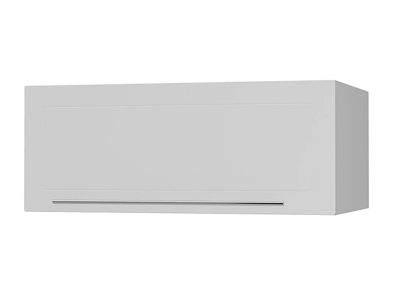 KLAPPHÄNGESCHRANK Kvantum W6B/90 Weiß Matt / Grau Matt 90 / 59 / 36cm