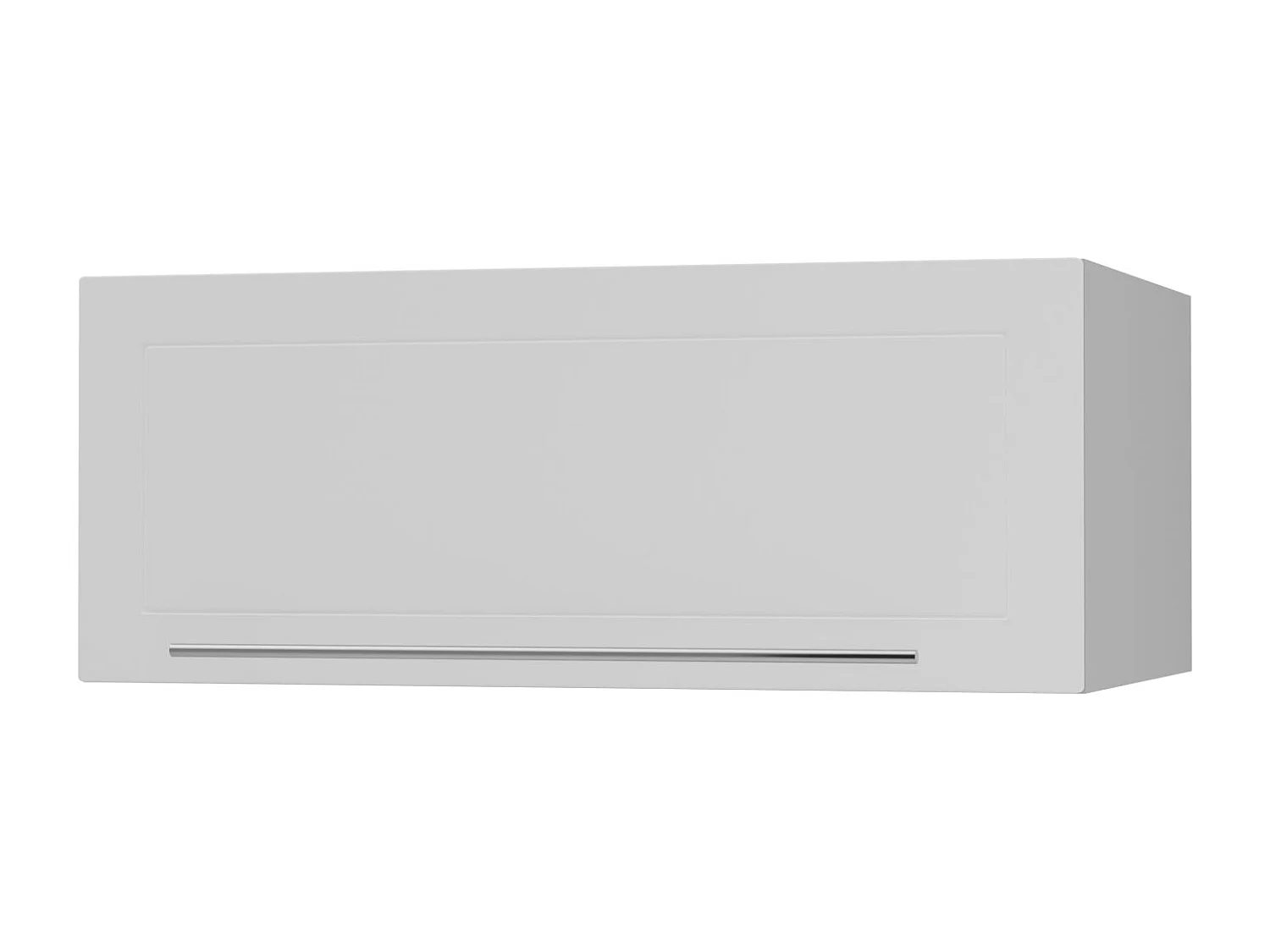 KLAPPHÄNGESCHRANK Kvantum W6B/90 Weiß Matt / Grau Matt 90 / 59 / 36cm