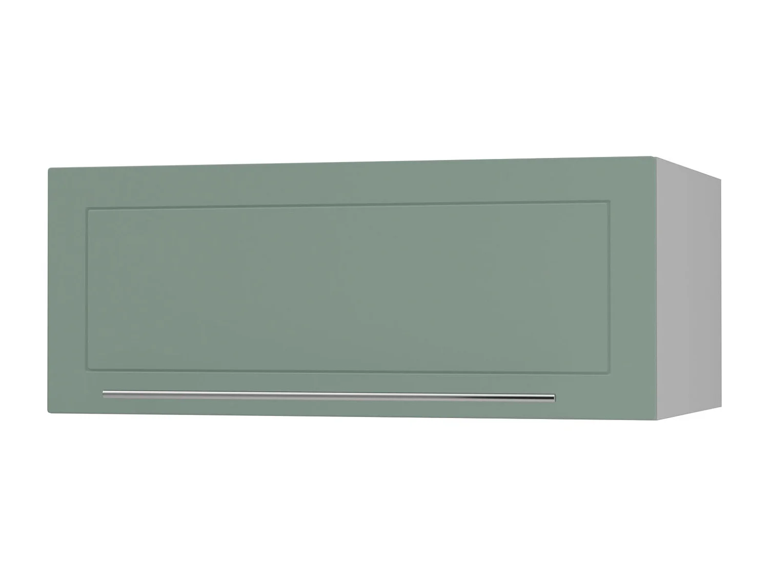 KLAPPHÄNGESCHRANK Kvantum W6B/90 Mint Matt / Grau Matt 90 / 59 / 36cm