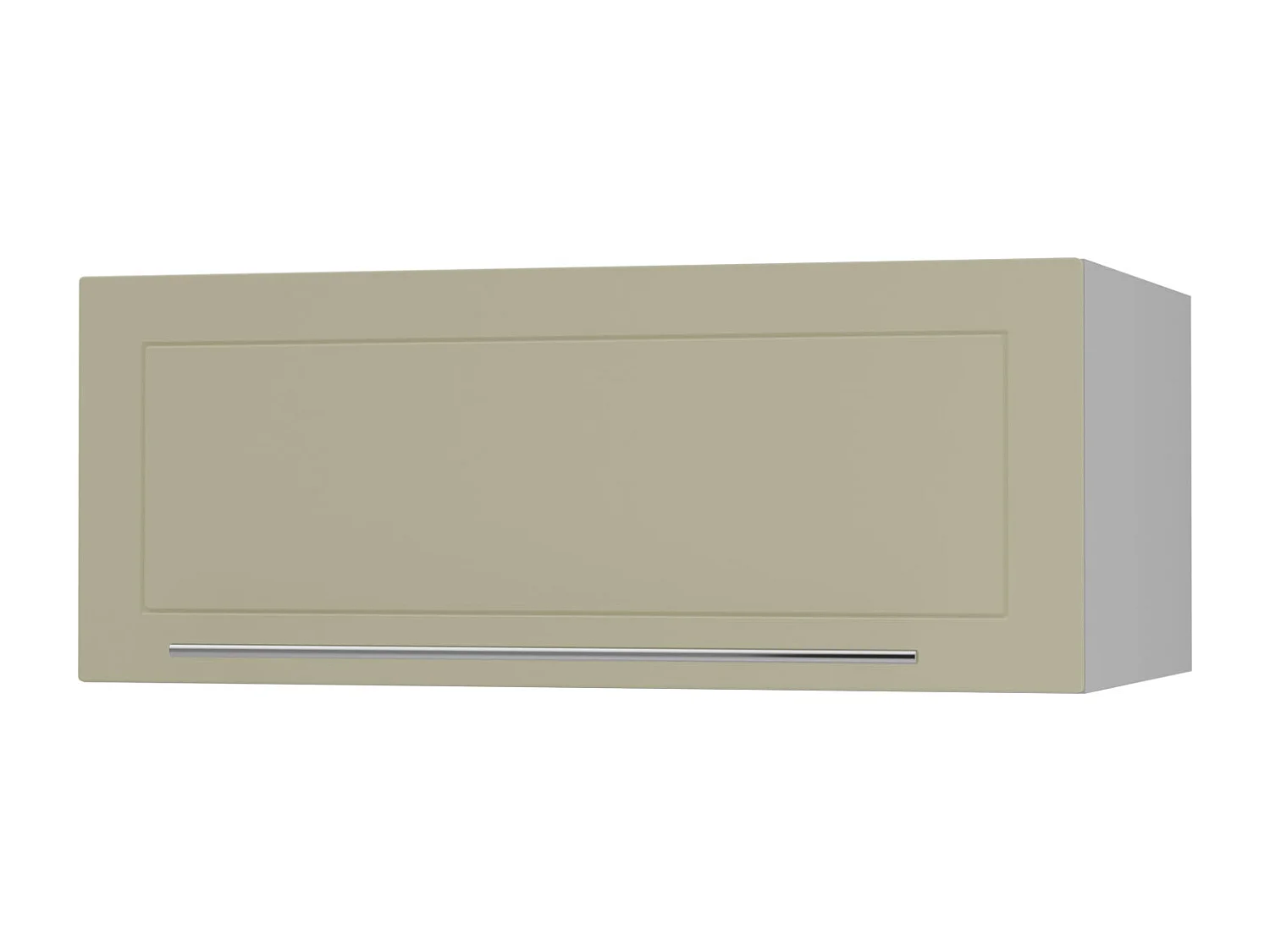 KLAPPHÄNGESCHRANK Kvantum W6B/90 Vanille Matt / Grau Matt 90 / 59 / 36cm