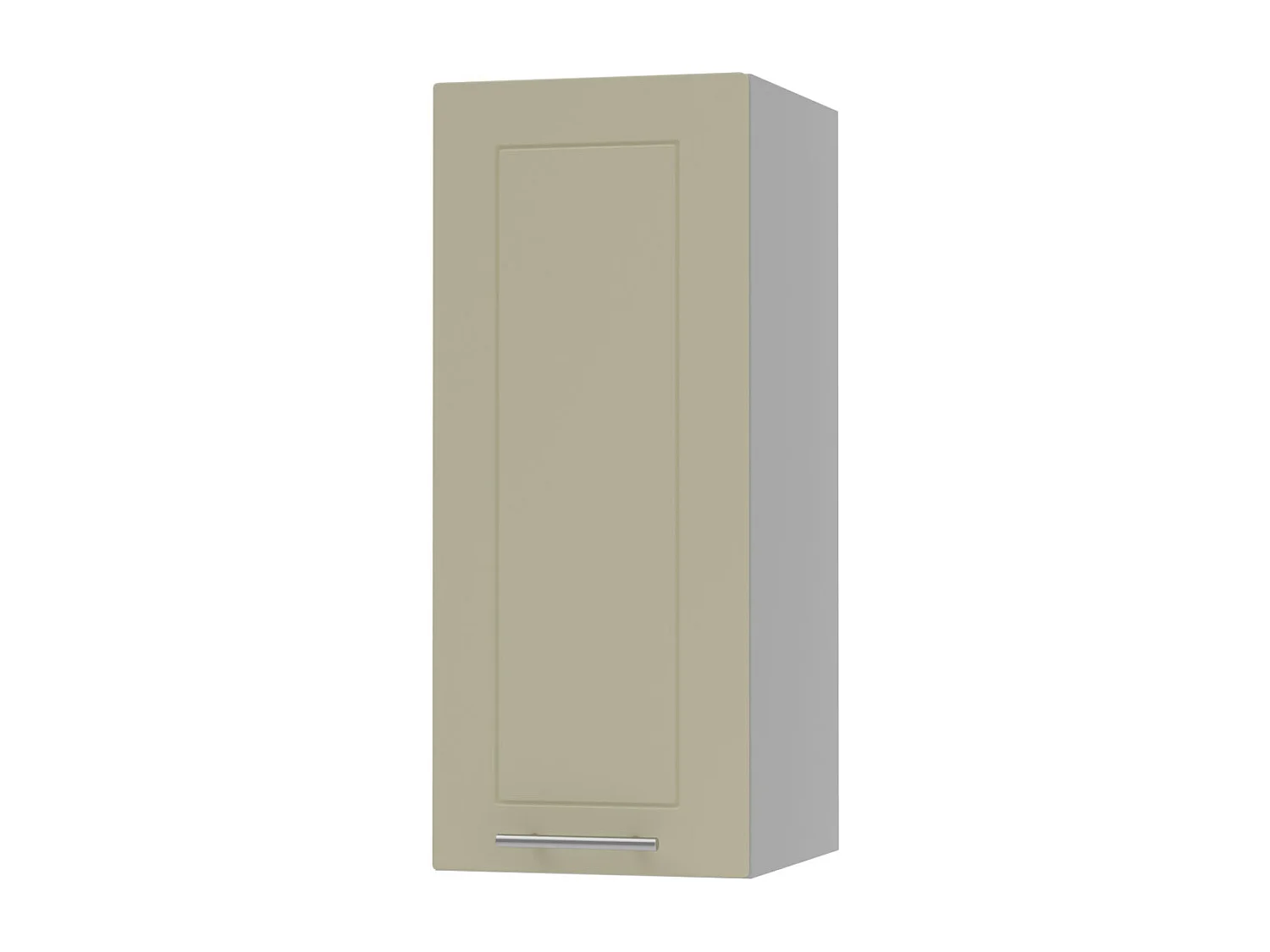 KÜCHENHÄNGESCHRANK Kvantum W2/20 Vanille Matt / Grau Matt 20 / 32,5 / 72cm