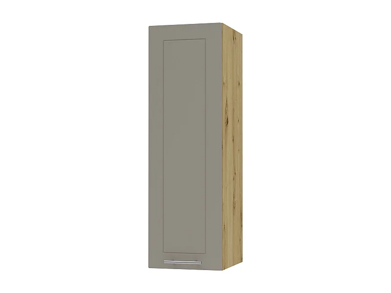 KÜCHENHÄNGESCHRANK Kvantum W4/20 Beige Matt / Eiche Artisan Matt 20 / 32,5 / 96cm