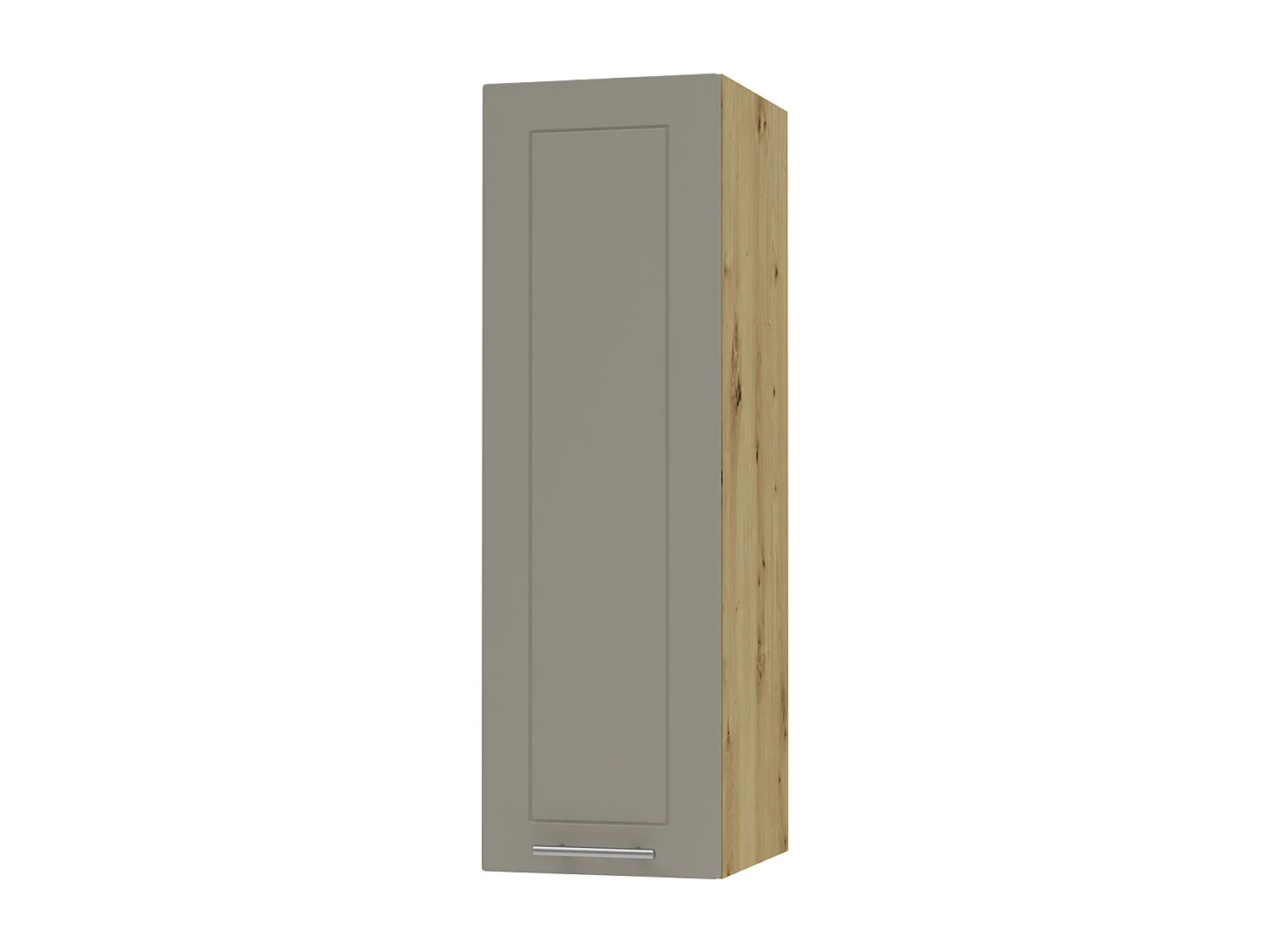 KÜCHENHÄNGESCHRANK Kvantum W4/20 Beige Matt / Eiche Artisan Matt 20 / 32,5 / 96cm