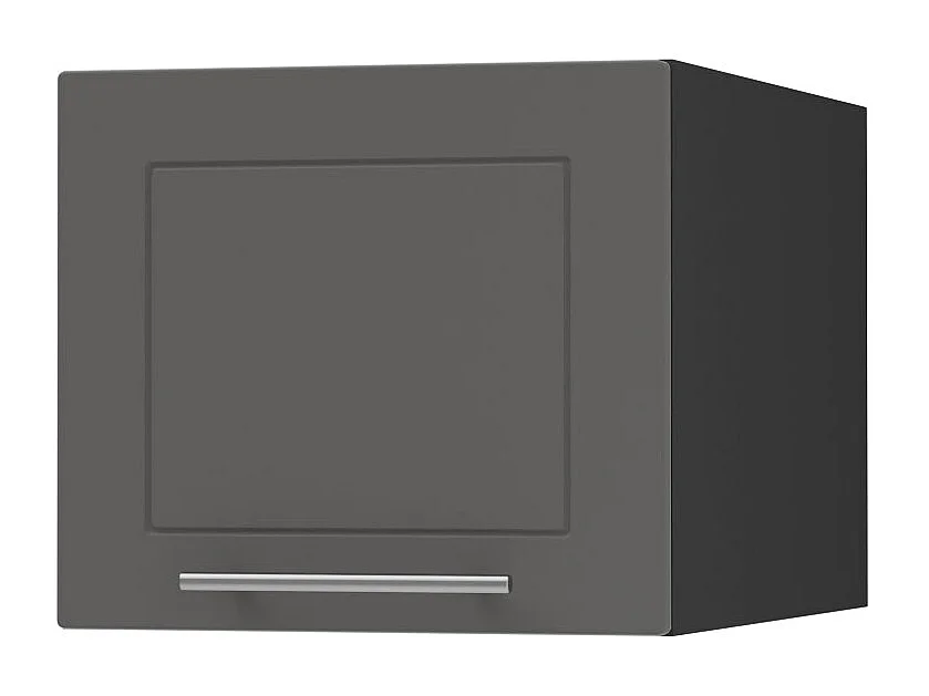 KLAPPHÄNGESCHRANK Kvantum W6B/45 Graphit Matt / Schwarz Matt 45 / 59 / 36cm