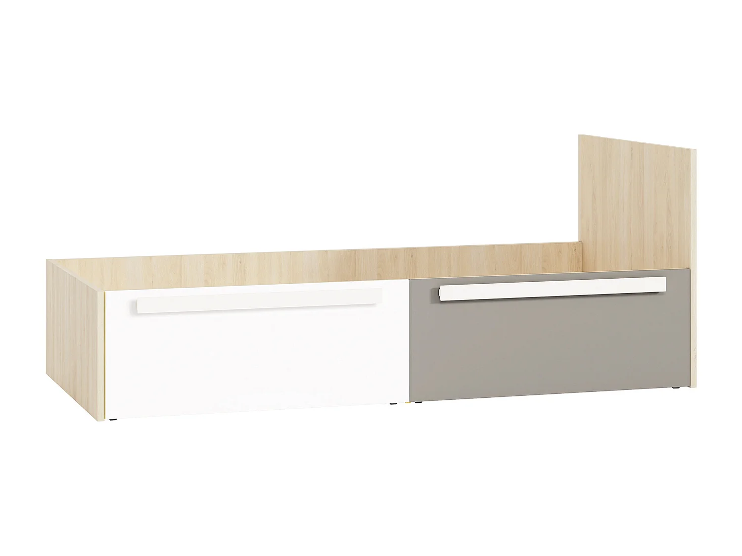 KINDERZIMMER-SET Drop Fjord Buche / Weiß / Grau 621 / 205 / 199cm