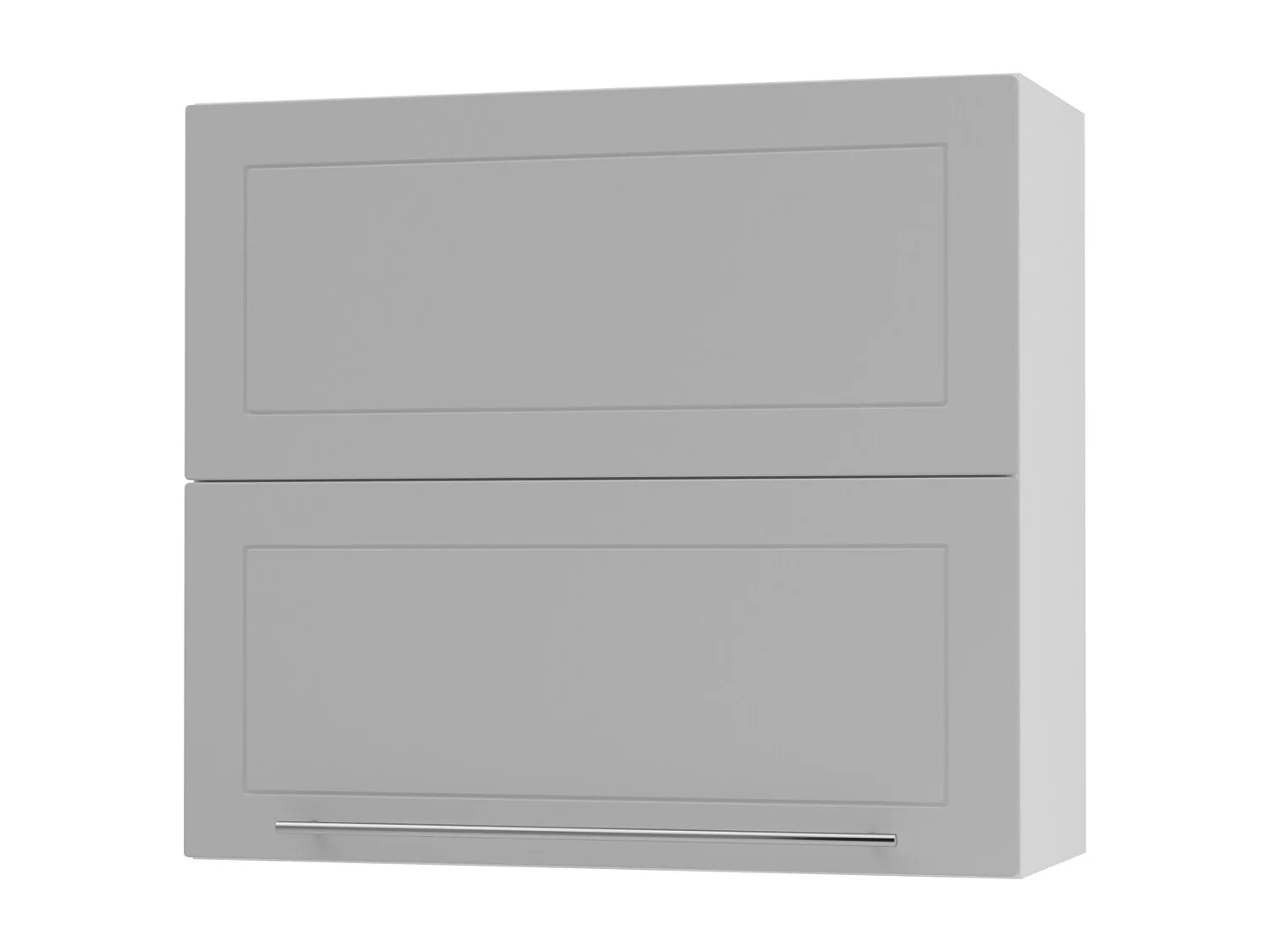 KÜCHENHÄNGESCHRANK Kvantum W8B/80 Dust Grey Matt / Weiß Matt 80 / 32,5 / 72cm