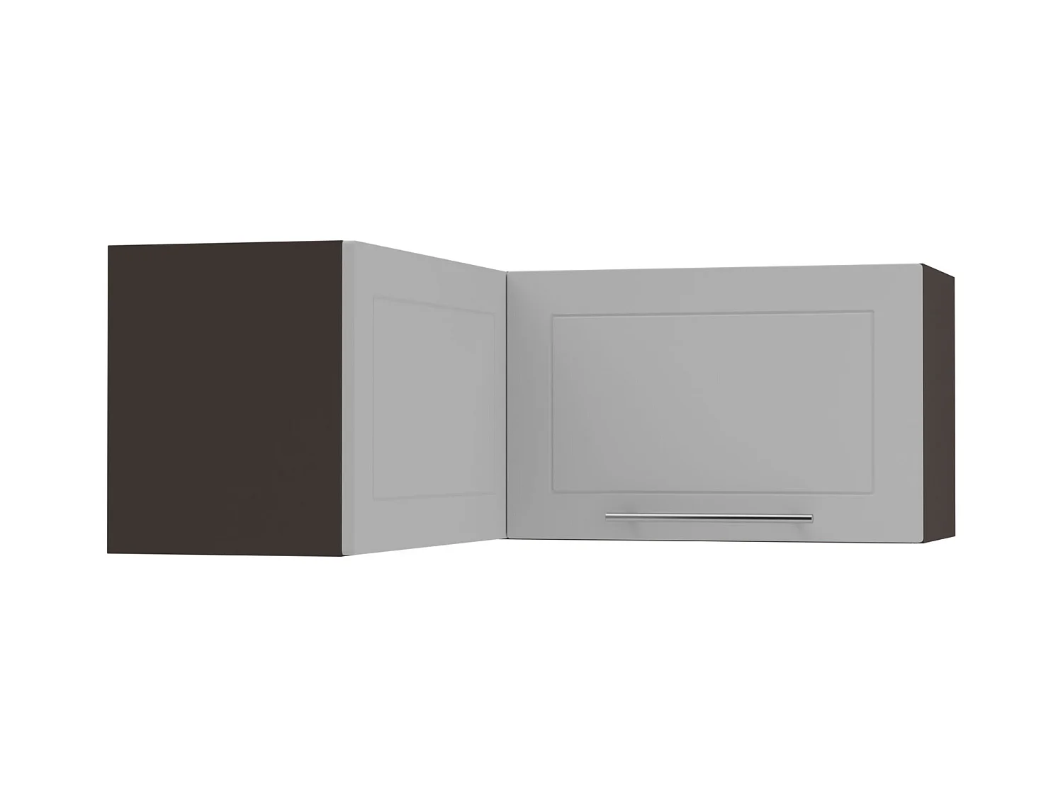 ECKHÄNGESCHRANK Kvantum W14/90/36 Dust Grey Matt / Lava Matt 90 / 90 / 36cm
