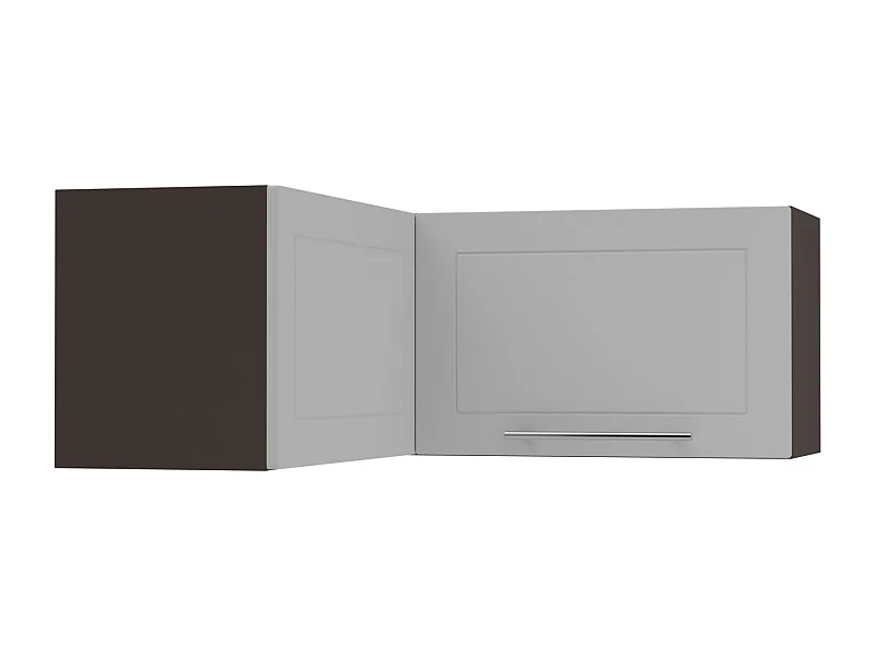 ECKHÄNGESCHRANK Kvantum W14/90/36 Dust Grey Matt / Lava Matt 90 / 90 / 36cm