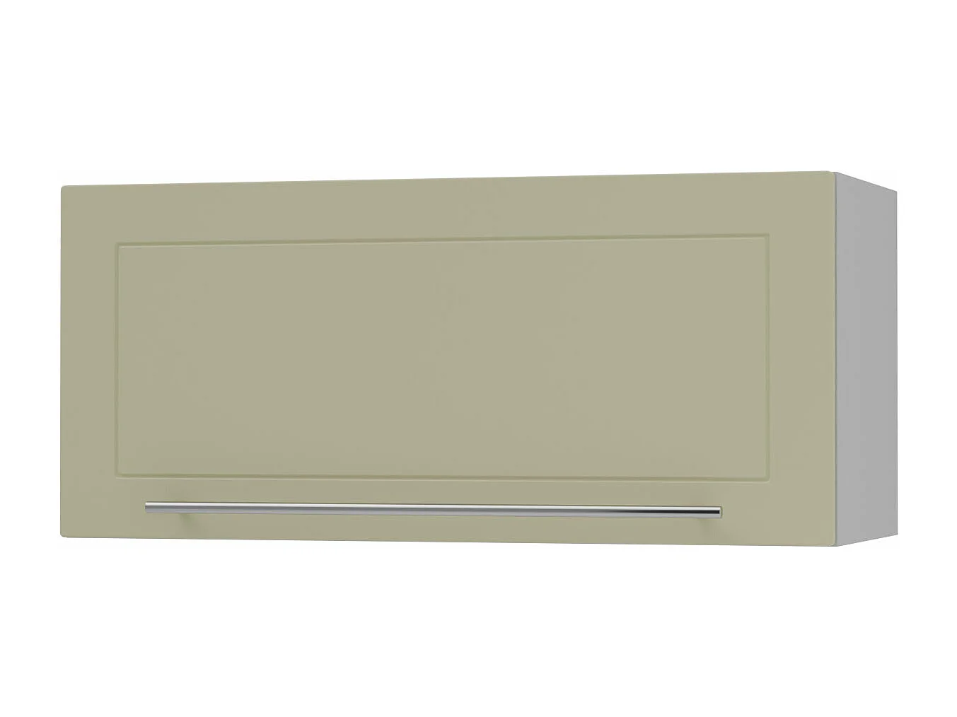 KLAPPHÄNGESCHRANK Kvantum W4B/80-AV Vanille Matt / Grau Matt 80 / 32,5 / 36cm