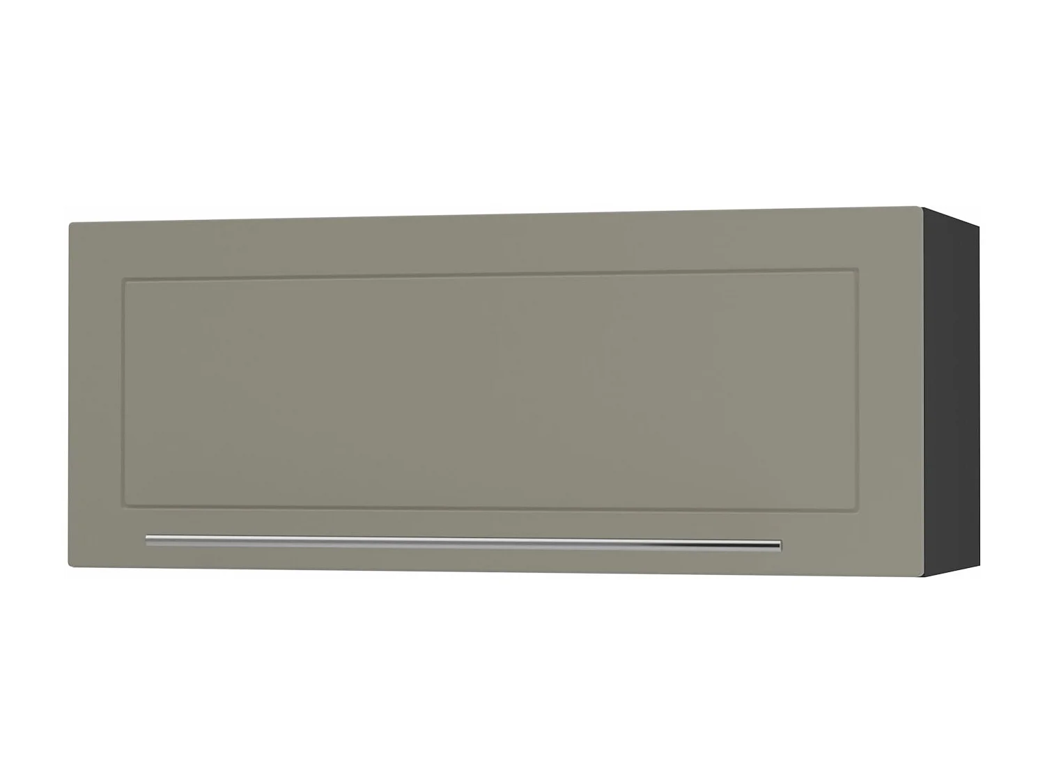 KLAPPHÄNGESCHRANK Kvantum W4B/90 Beige Matt / Schwarz Matt 90 / 32,5 / 36cm