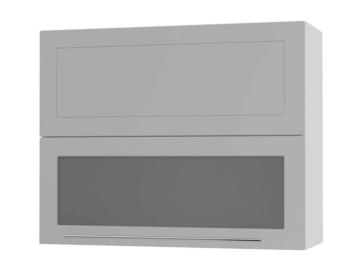 KÜCHENHÄNGESCHRANK Kvantum W8BS/90 Dust Grey Matt / Weiß Matt 90 / 32,5 / 72cm
