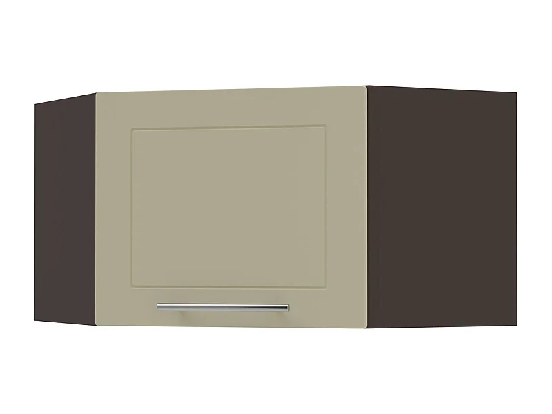 ECKHÄNGESCHRANK Kvantum W10/60/36 Vanille Matt / Lava Matt 60 / 60 / 36cm